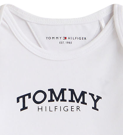 Tommy Hilfiger Body l/æ - Monotype- White