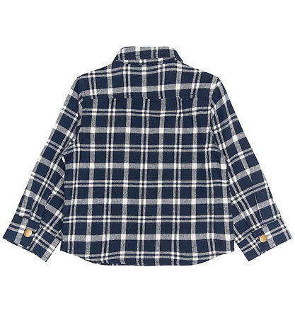 The New Siblings Skjorte - TnstRiggs - Flannel - Navy Blazer Che
