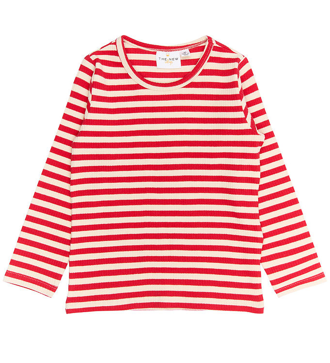 The New Siblings Bluse - TnstFro - Rib - Ski Patrol Striped