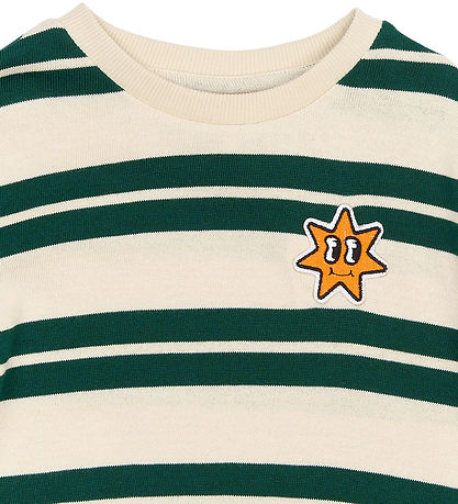 The New Bluse - TnstRobboe - Strik - Deep Teal Striped