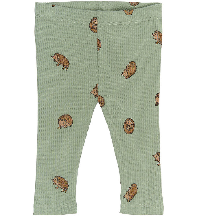 The New Siblings Leggings - Rib - TnsbRiver - Lily Pad AOP