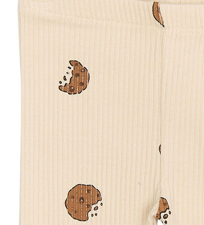 The New Siblings Leggings - TnsbRyan - Gardenia AOP