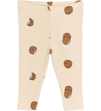 The New Siblings Leggings - TnsbRyan - Gardenia AOP