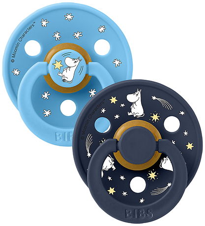 BIBS x Moomin Colour Sutter - Str. 2 - 2-pak - Breeze Mix