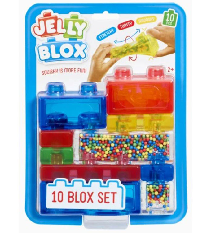 Jelly Blox Building Blocks, 10 pieces