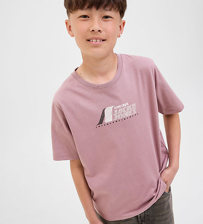 Jack & Jones T-shirt - Jcotier - Grape Shake