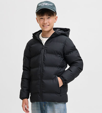 Jack & Jones Dynejakke - PU - JjElements - Sort