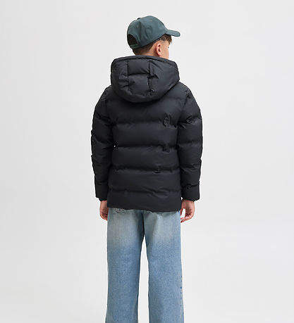 Jack & Jones Dynejakke - PU - JjElements - Sort