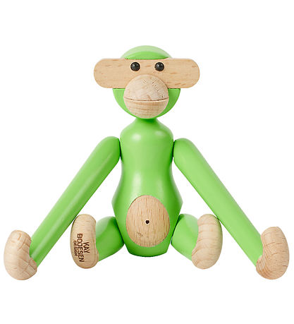 Kay Bojesen Træfigur - Abe - Mini - Lys Grøn