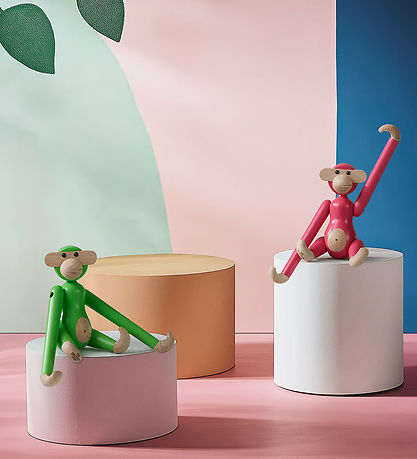 Kay Bojesen Træfigur - Abe - Mini - Lys Grøn