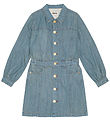Molo Kjole - Chaya - Washed Denim Blue
