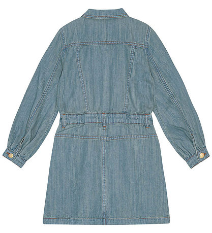 Molo Kjole - Chaya - Washed Denim Blue