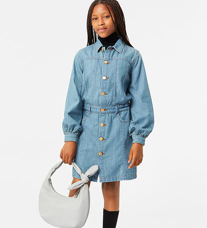 Molo Kjole - Chaya - Washed Denim Blue