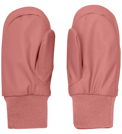 CeLaVi Mittens w. Flecce/Rib I Top - PU - Brick Dust
