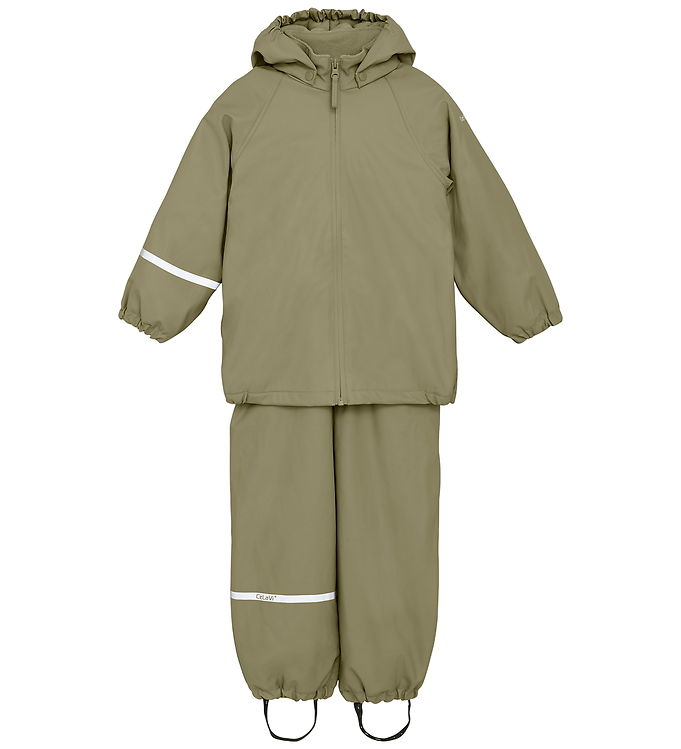 CeLaVi Regntøj m. Seler/Fleece - Recycle PU - Overland Trek