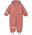 CeLaVi Regndragt m. Fleece - PU - Brick Dust m. Print CeLaVi Regndragt m. Fleece - PU - Brick Dust m. Print