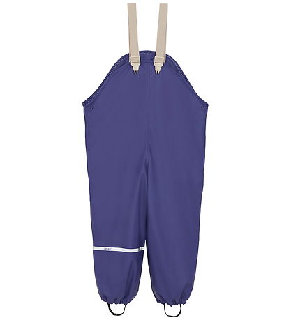 CeLaVi Regntøj m. Seler/Fleece - AOP - Skipper Blue
