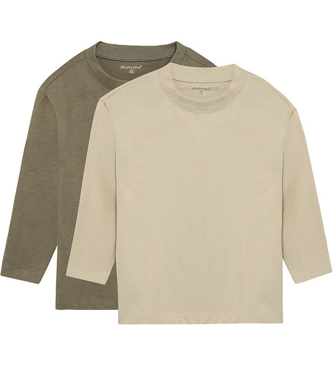 Minymo Bluser - 2-pak - Loose Fit - Vetiver