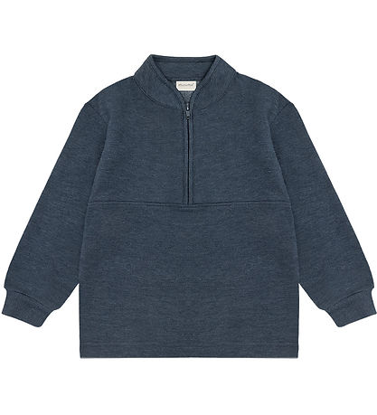 Minymo Sweatshirt m. Lynlås - 2-pak - Vetiver