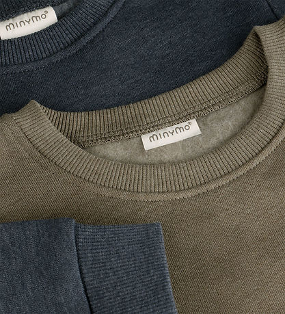 Minymo Sweatshirt - 2-pak - Vetiver