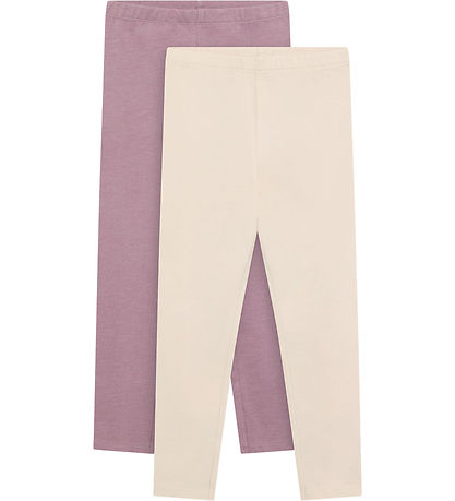Minymo Leggings - AOP - 2-pak - Elderberry