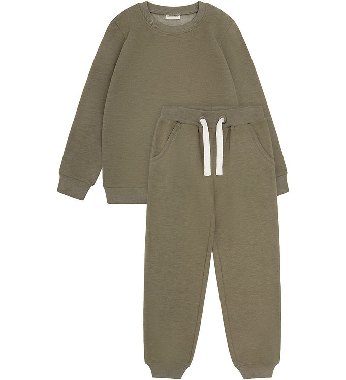 Minymo Sweatsæt - Vetiver