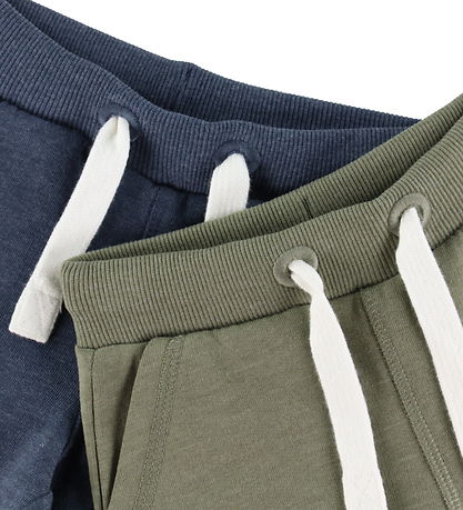 Minymo Sweatshorts - 2-pak - Vetiver