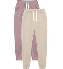Minymo Sweatpants - 2-pak - Elderberry