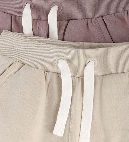 Minymo Sweatpants - 2-pak - Elderberry