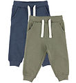 Minymo Sweatpants - 2-pak - Vetiver