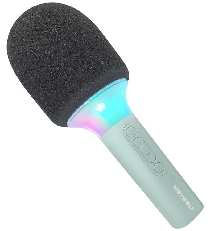 Kidywolf Mikrofon - Kidymic - Grå m. Lys