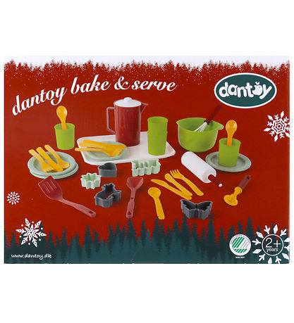 Dantoy Bake & Serve Set - Christmas - 35 Dele