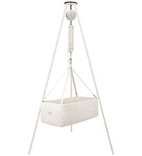 Moonboon Classic Vugge - Cradle - Nature / White Moonboon Classic Vugge - Cradle - Nature / White