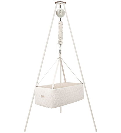 Moonboon Classic Vugge - Cradle - Nature / White