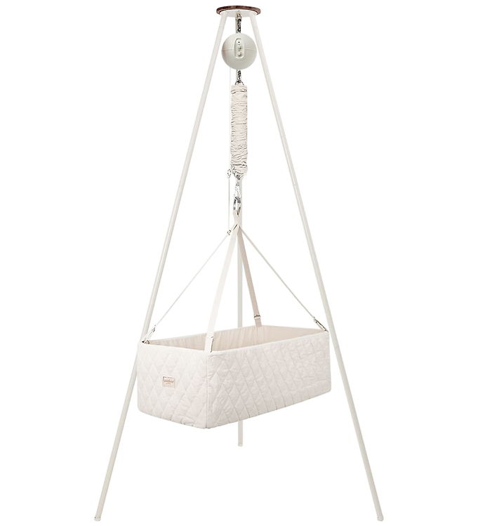 Moonboon Vugge - Classic Bundle - Nature/Hvid