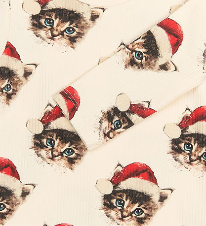 The New Jumpsuit - Rib - TnsbHoliday - Gardenia CAT AOP