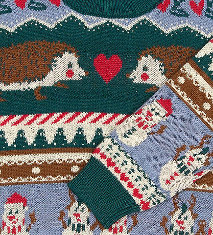 The New Bluse - Strik - TnstHoliday Jacquard - Multifarvet