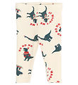 The New Siblings Leggings - Rib - TnsbHoliday - Gardenia Dino