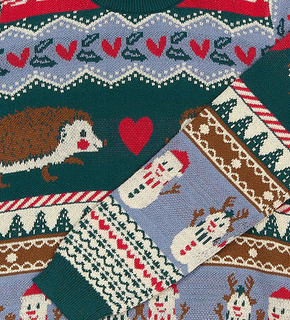 The New Bluse - Strik - TnHoliday Jacquard - Multifarvet