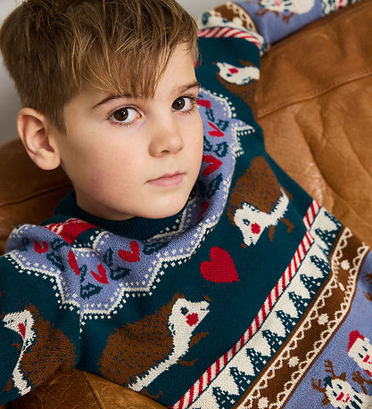 The New Bluse - Strik - TnHoliday Jacquard - Multifarvet