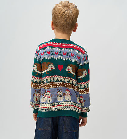 The New Bluse - Strik - TnHoliday Jacquard - Multifarvet