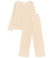 The New Nattøj -Rib - 2-delt - TnHoliday - Gardenia Aop