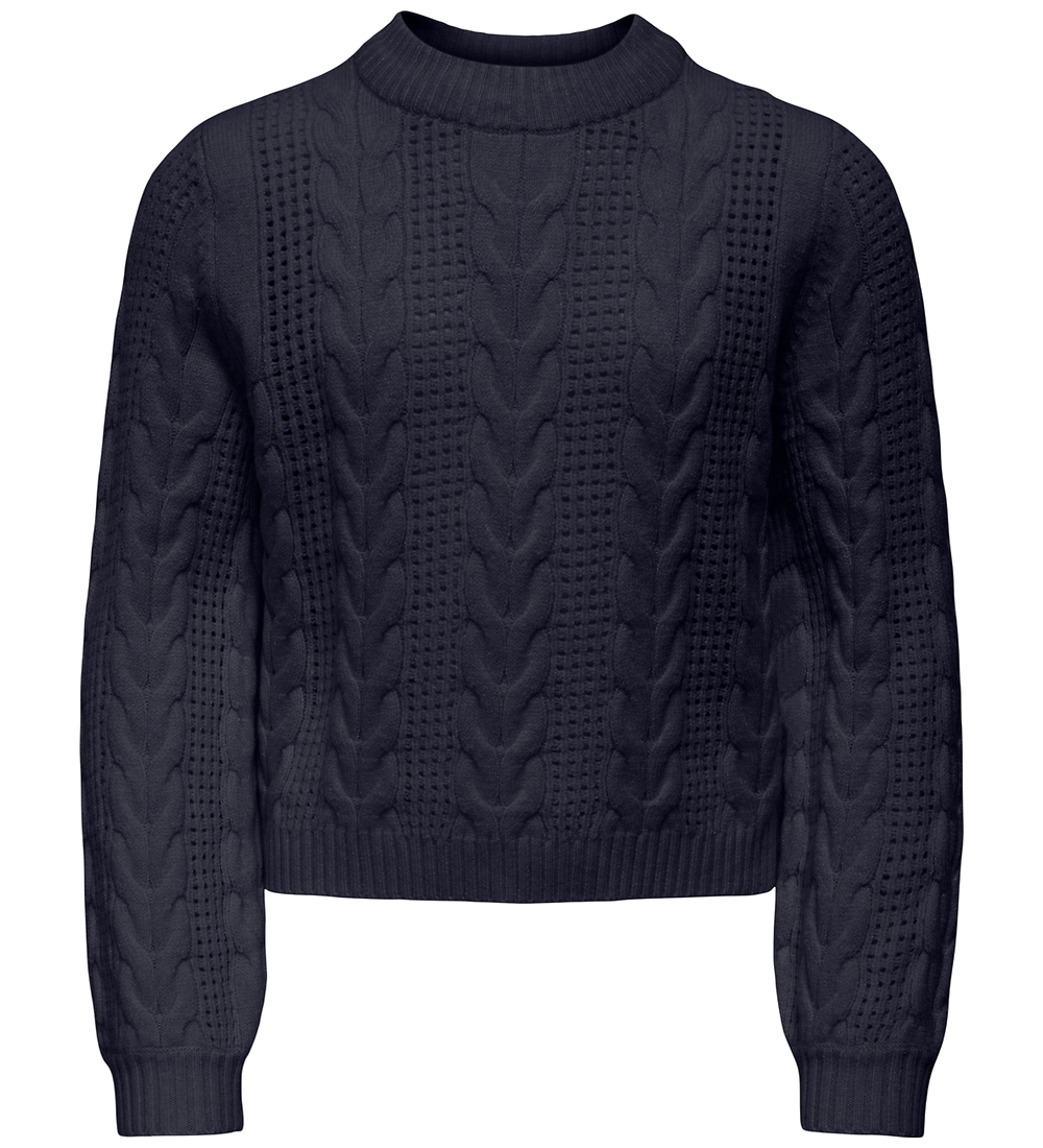 Kids Only Bluse - Strick - Viskosemischung - KogRubina - Night S - Kids Only - 11-12 Jahre (146-152) - Blusen