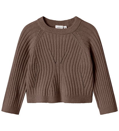 Name It Bluse - Strik - NmfRikine - Coffee Quartz