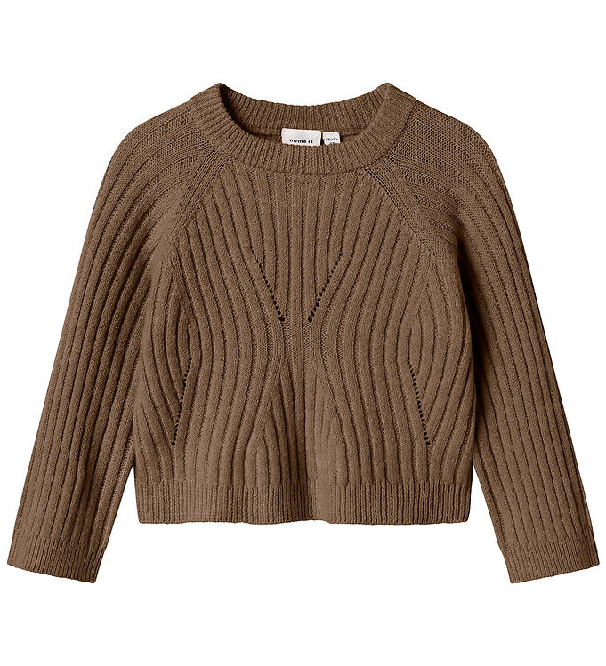 Name It Bluse - Strik - NmfRikine - Coffee Quartz