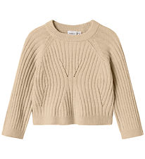 Name It Bluse - Strik - NmfRikine - Doeskin Name It Bluse - Strik - NmfRikine - Doeskin