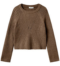 Name It Bluse - Strik - NkfRikine - Coffee Quartz