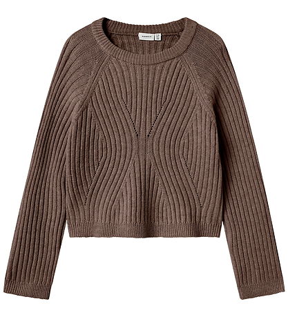 Name It Bluse - Strik - NkfRikine - Coffee Quartz