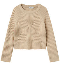 Name It Bluse - Strik - NkfRikine - Doeskin Name It Bluse - Strik - NkfRikine - Doeskin