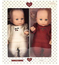 Konges Sløjd Dukker - Bobo og Bobbie - 2-pak - 33 cm - Multi